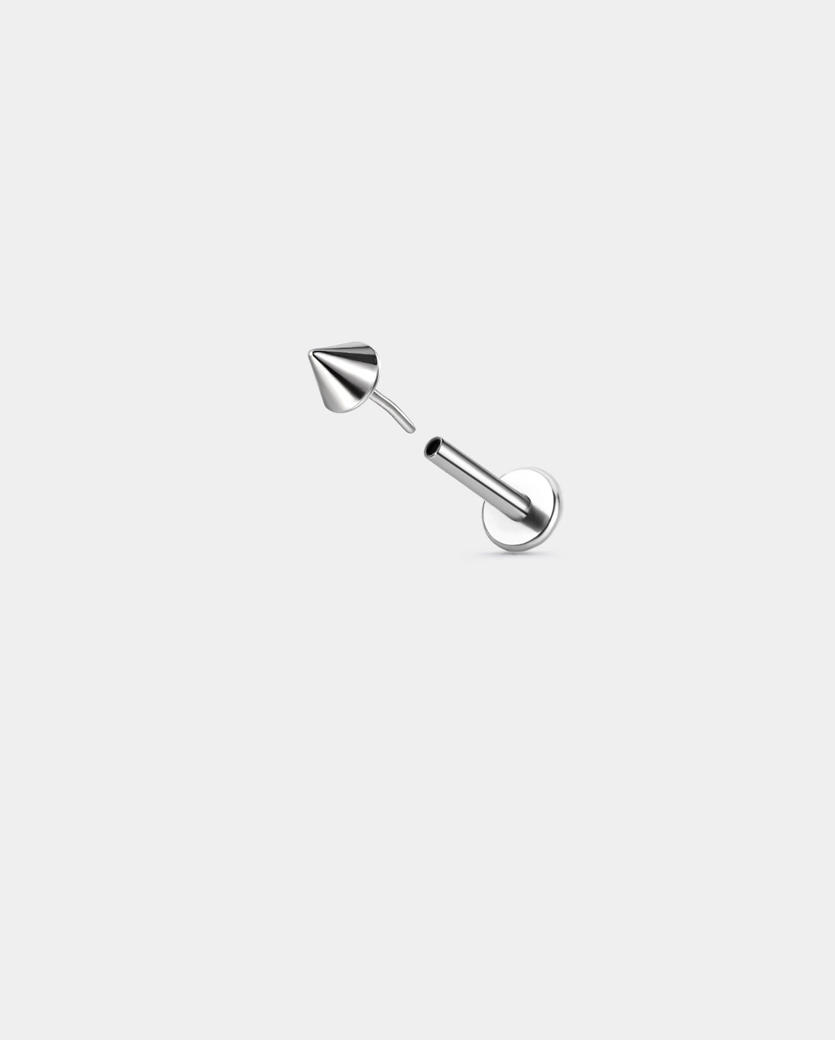 Spike Threadless Flat-Back Nose Stud