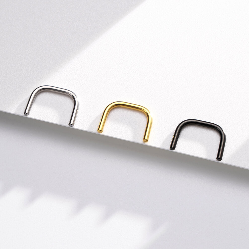 Staple Hide Septum Piercing Retainer