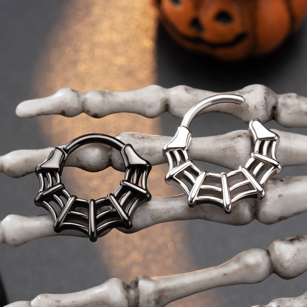 Spider Web Segment Septum Ring