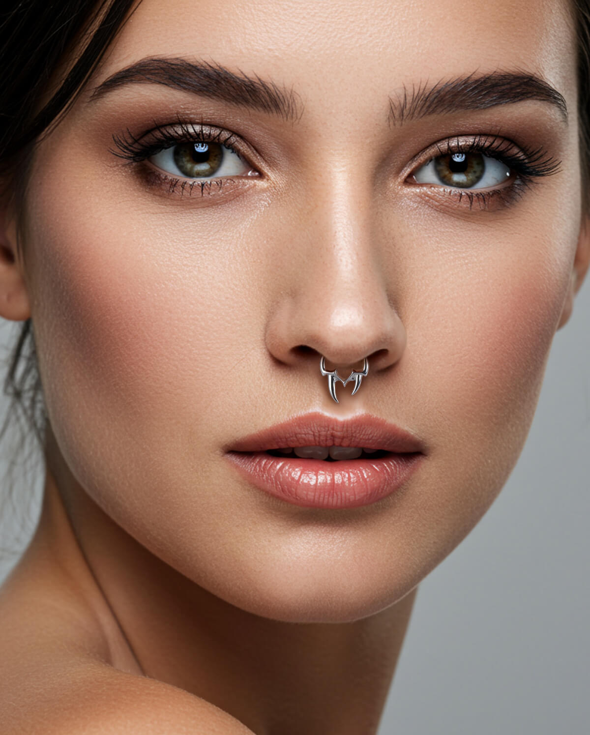 Fang Design Daith Septum Ring