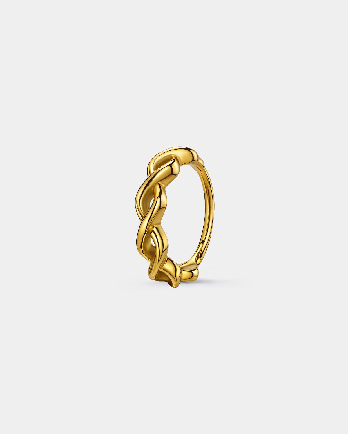 Twisted Rope Segment Nose Ring