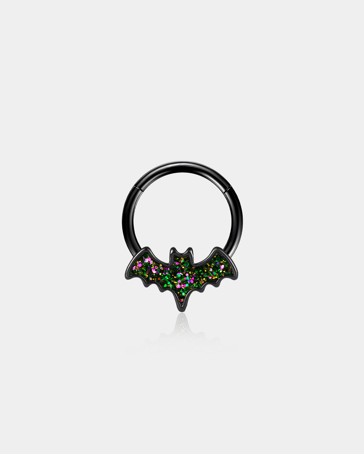 Glitter Bat Daith Septum Ring