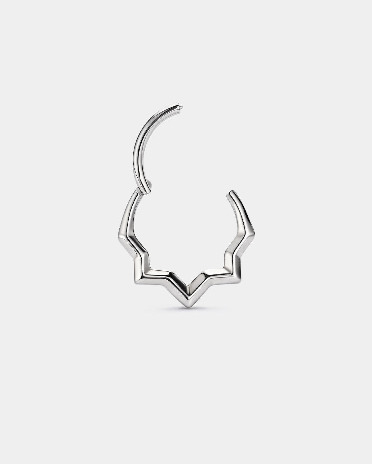 Geometric Half-Star Segment Septum Ring