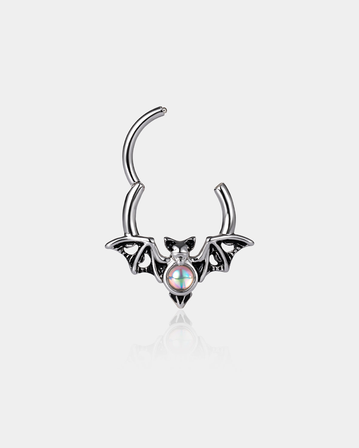 Bat Moon Cutout Daith Septum Ring