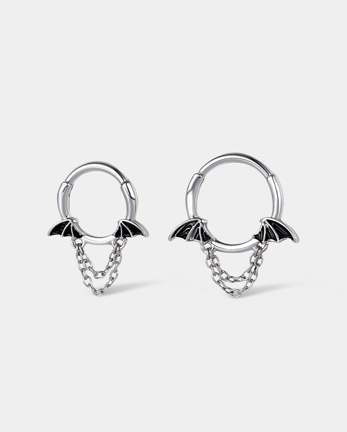 Bat Wing Chains Daith Septum Ring