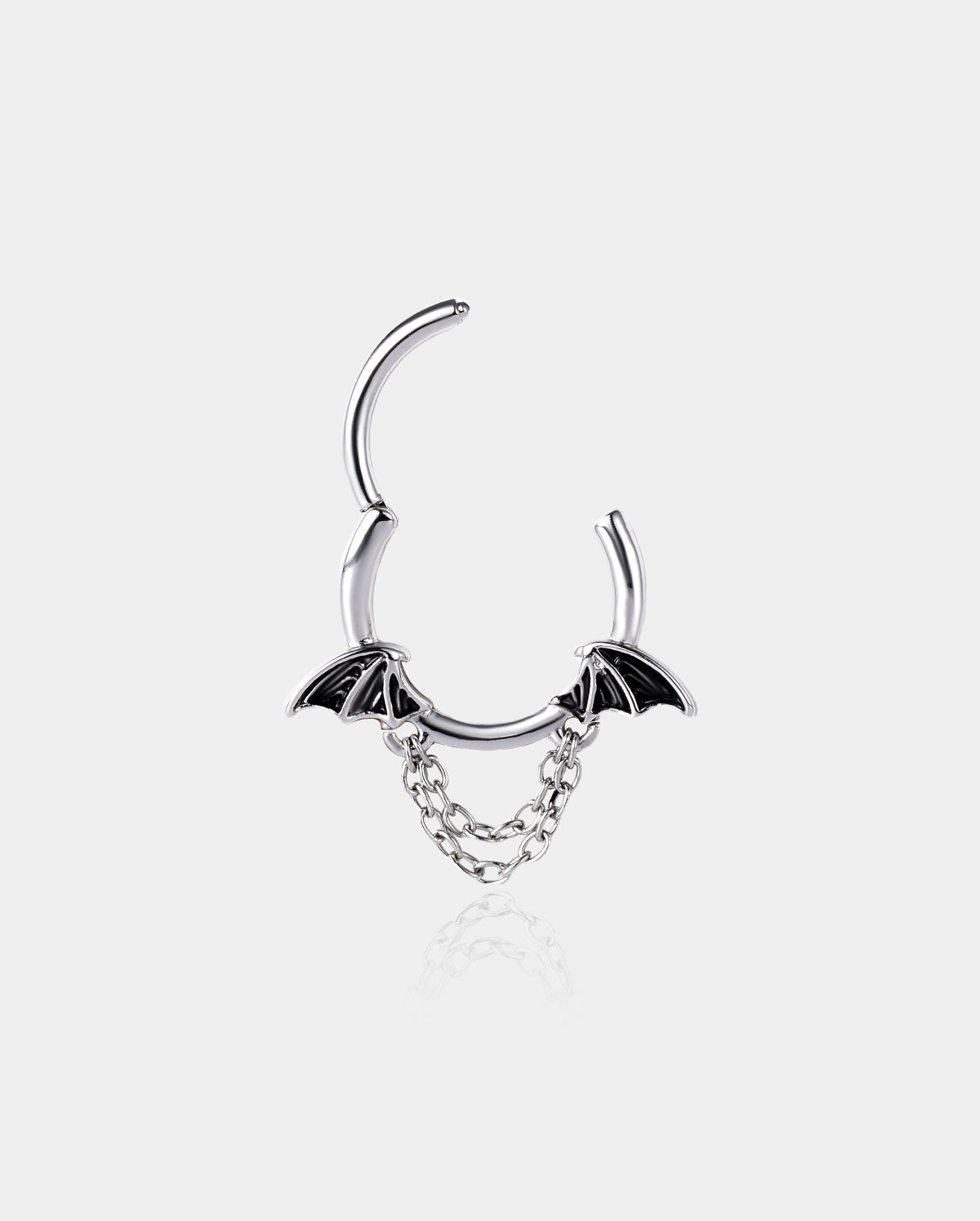 Bat Wing Chains Daith Septum Ring