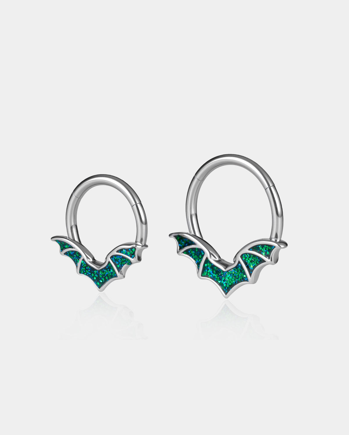 Glitter Bat Wing Daith Septum Ring