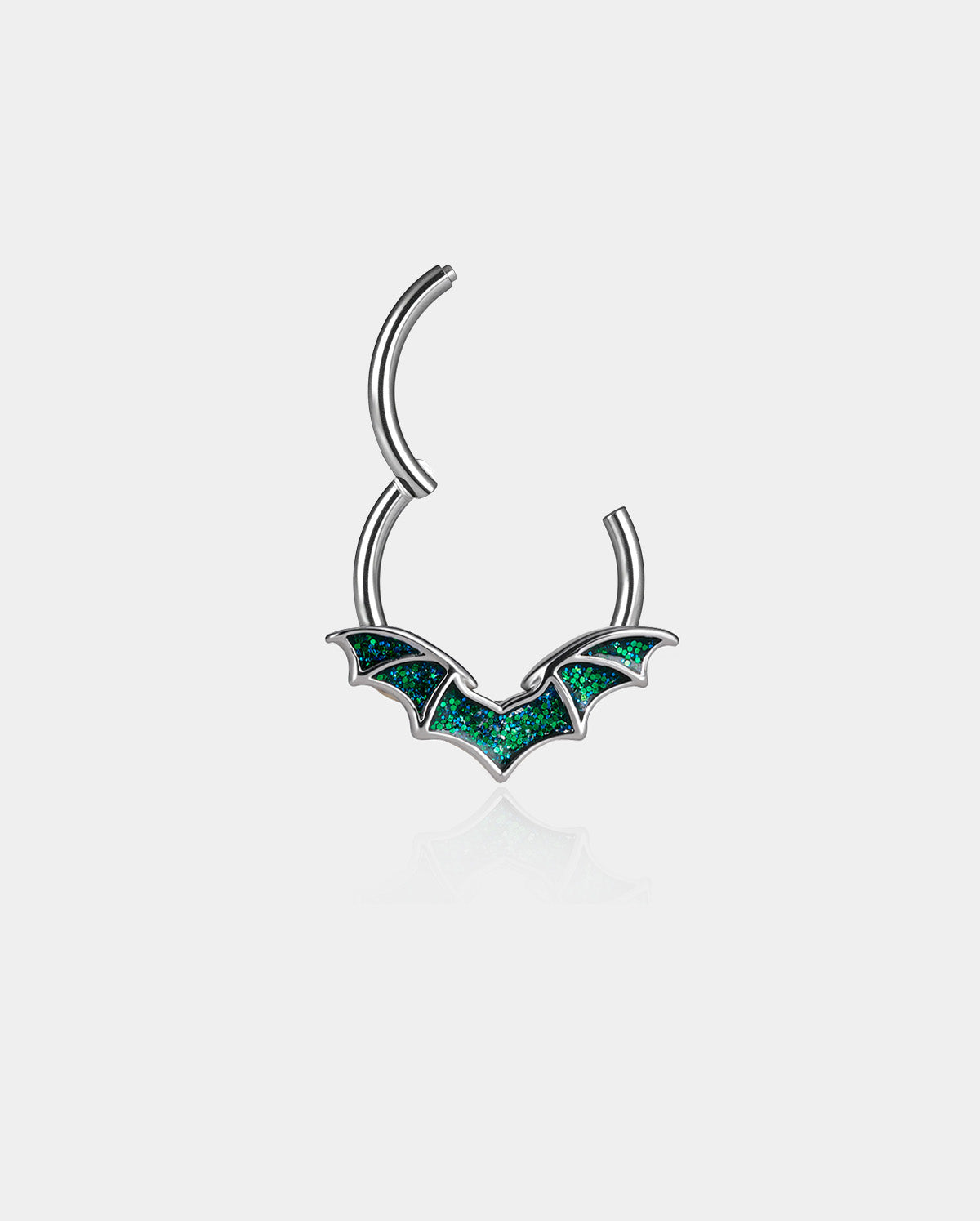 Glitter Bat Wing Daith Septum Ring