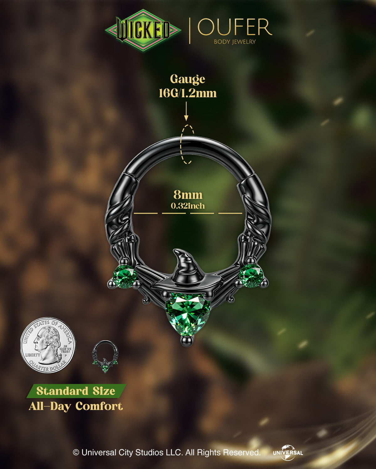 WICKED x OUFER Witch Septum Ring