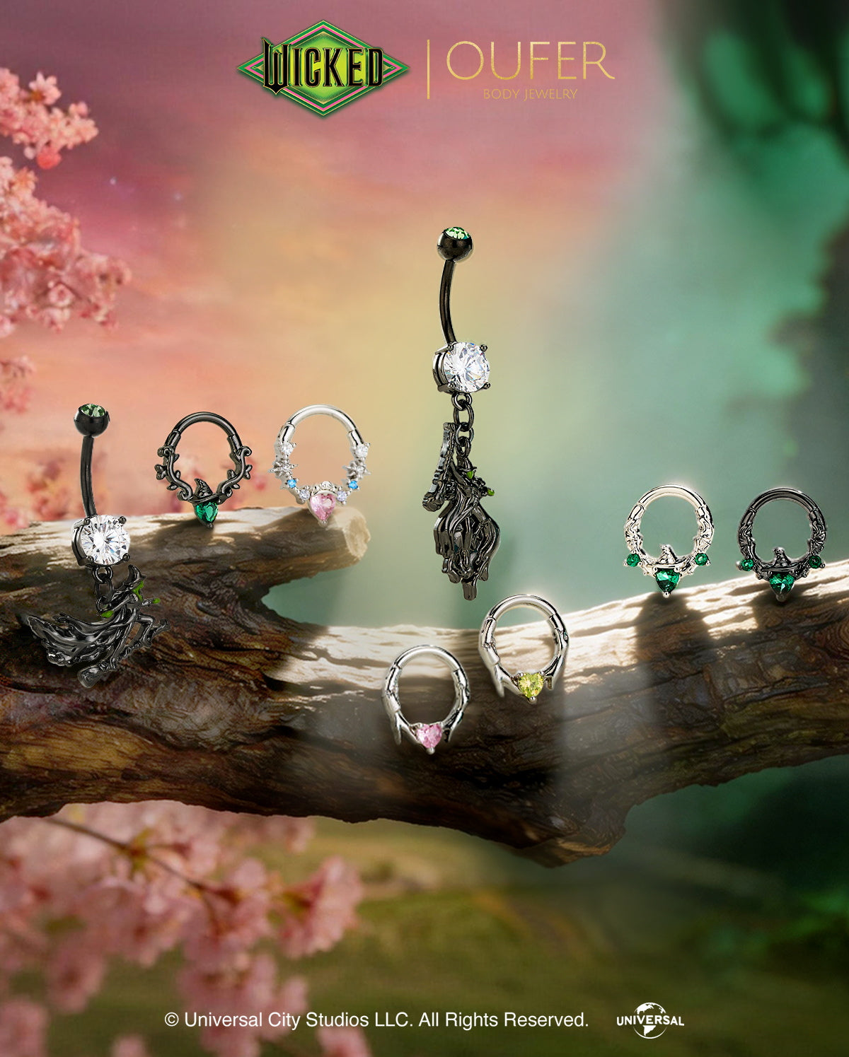 WICKED x OUFER  Dual Magic Septum Ring