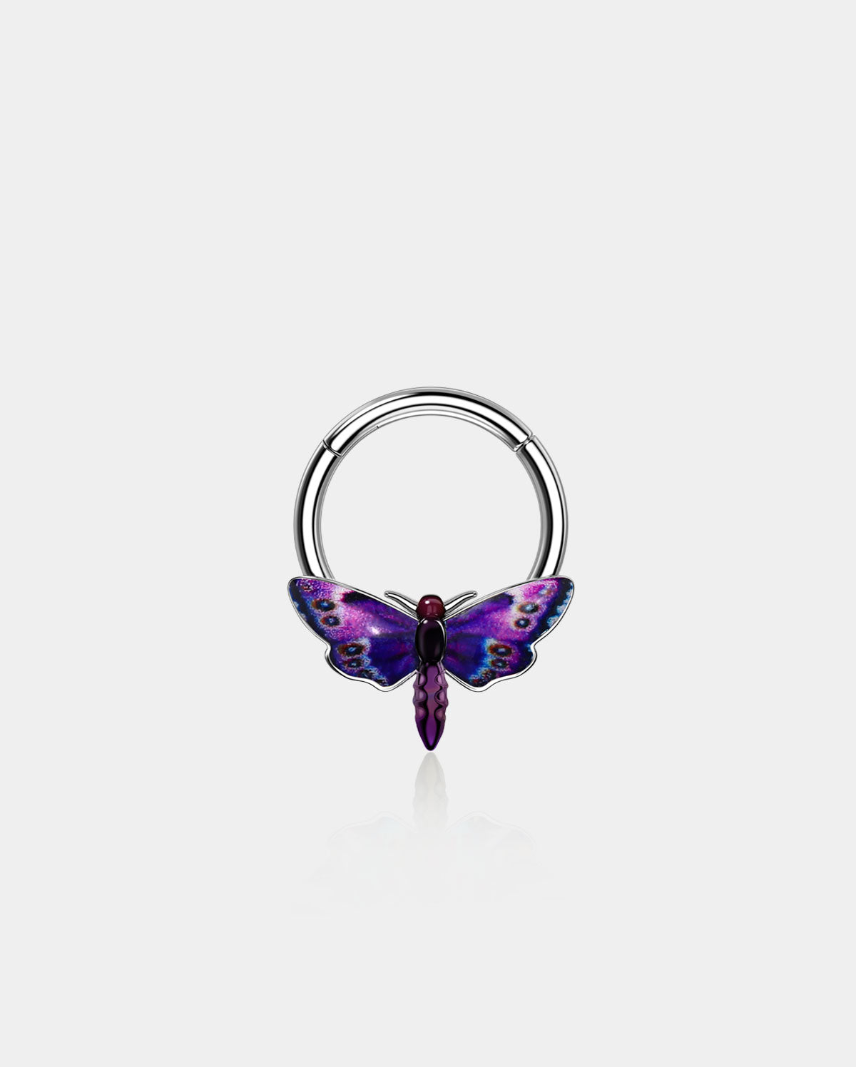 Hawk Moth Daith Septum Ring