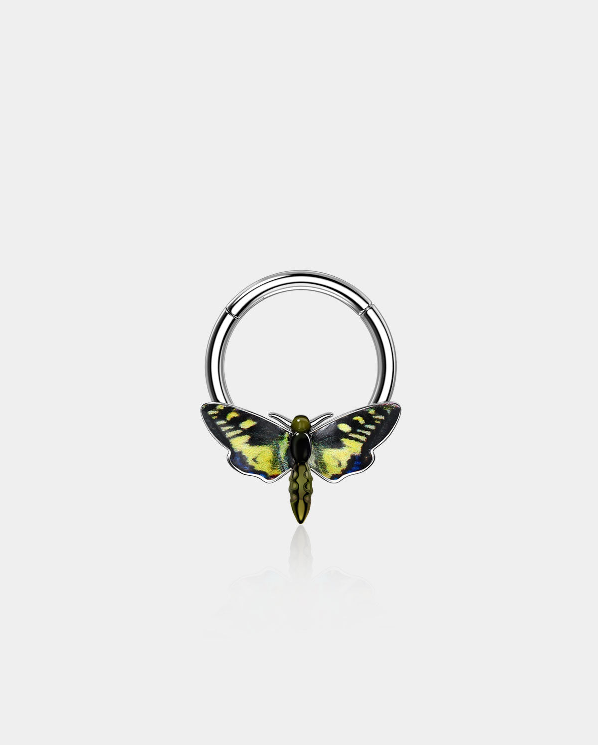 Hawk Moth Daith Septum Ring