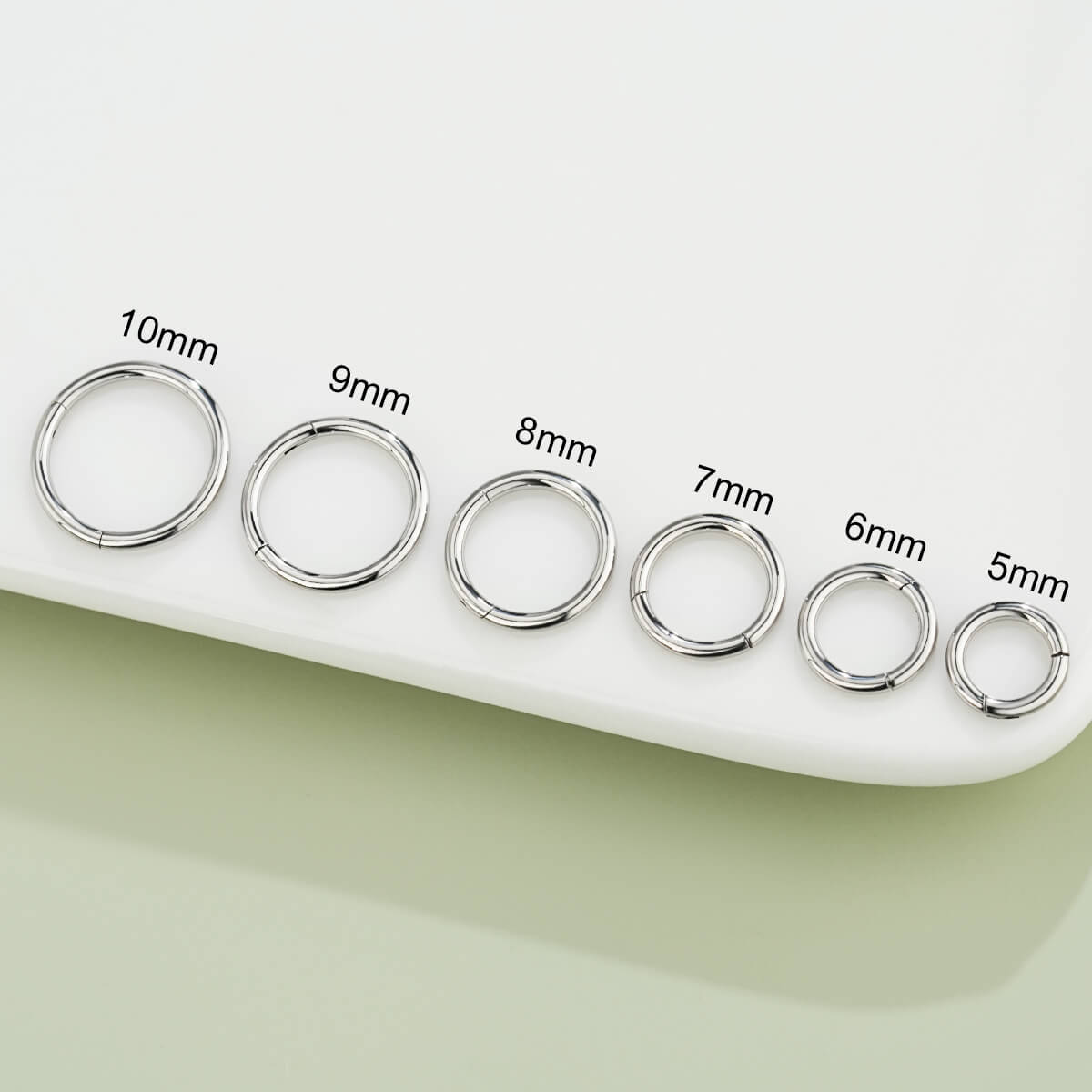 20G Minimalist Hinged Segment Nose Hoop