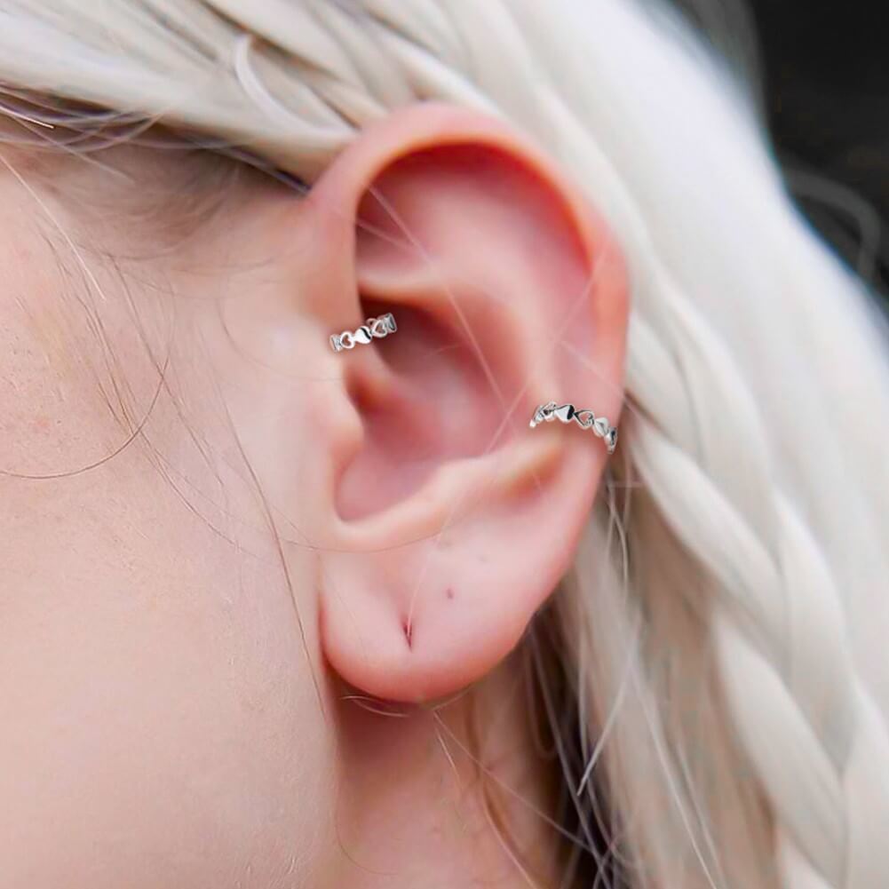 Heart Hinged Segment Cartilage Ring