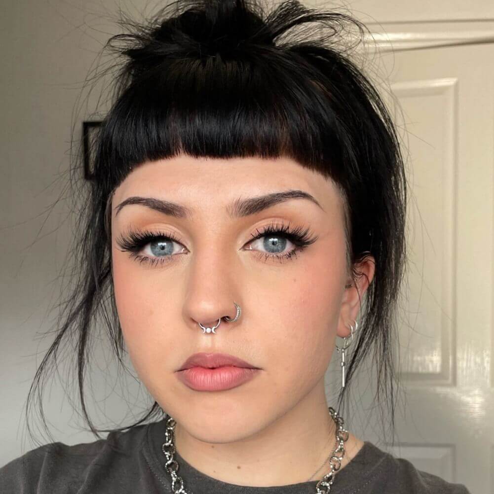 Hinged Moon Segment Septum Ring