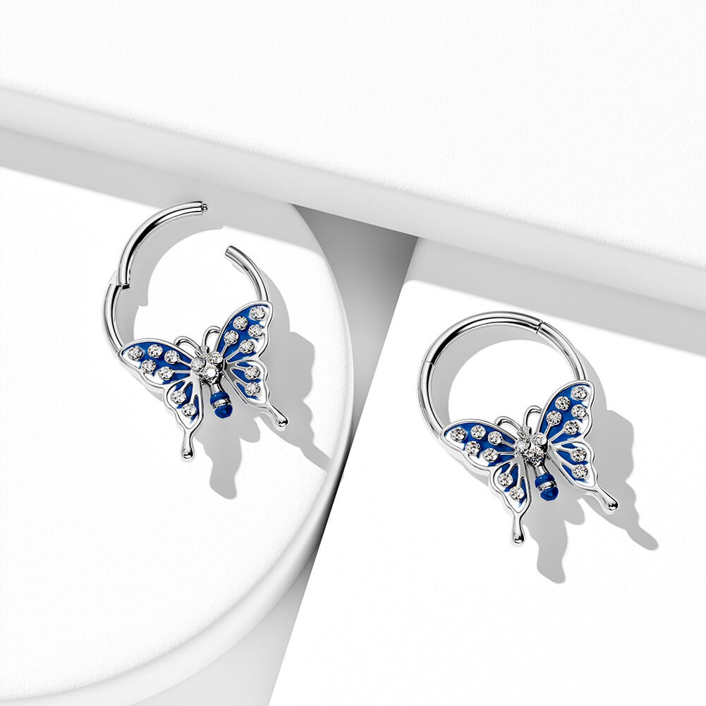 Rainforest Butterfly Septum Rings