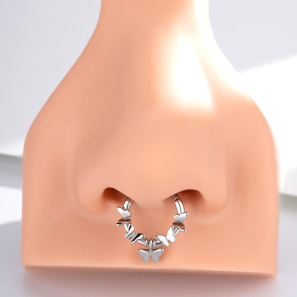 Symmetrical Butterfly Segment Septum Ring
