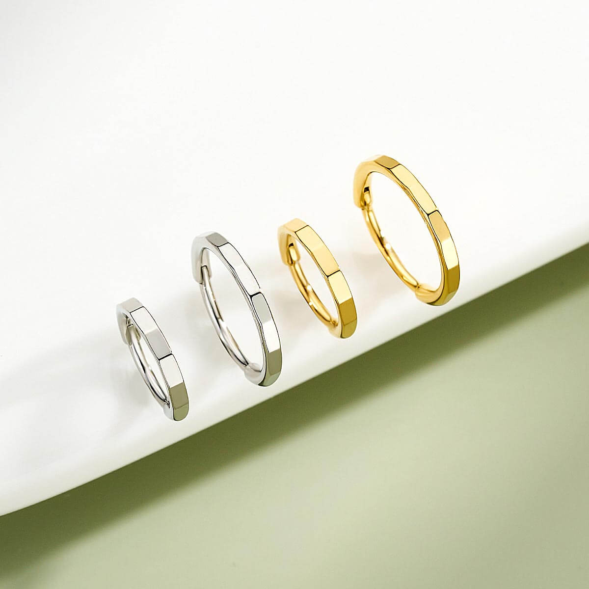 Rectangular Cut Segment Nose Ring