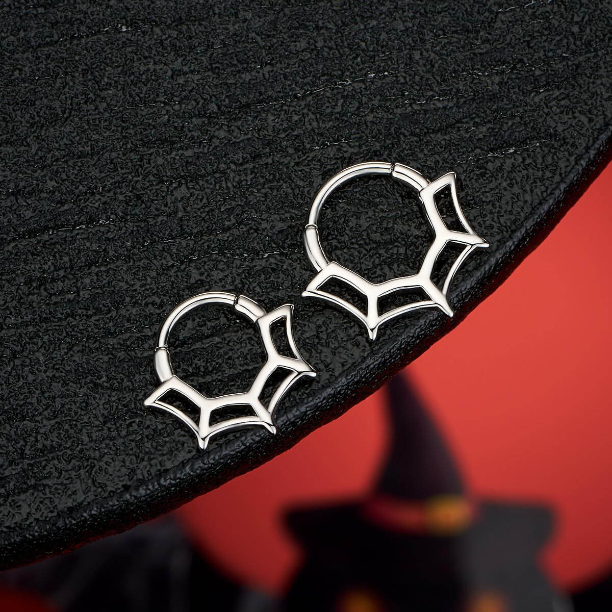 Spider Web Daith Septum Ring