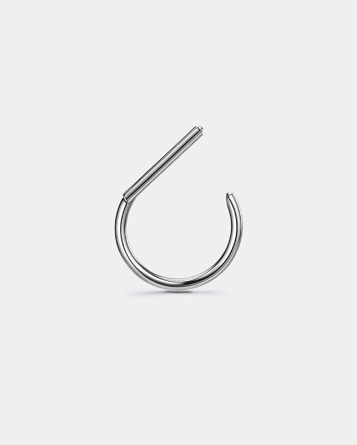 2PCS Half-Round Titanium Nipple Clicker