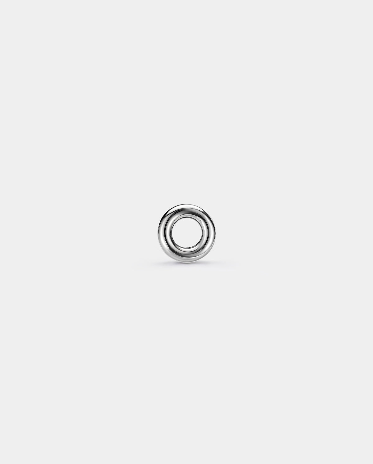 Hollow Circle Titanium Nose Stud