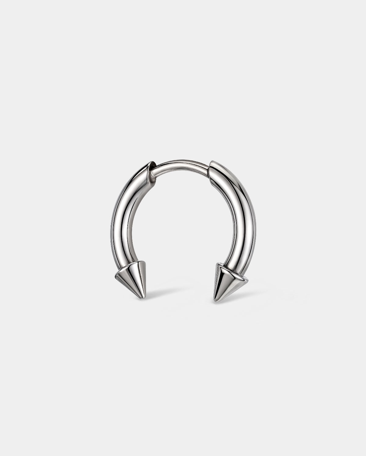 Spike Titanium Threadless Septum Ring