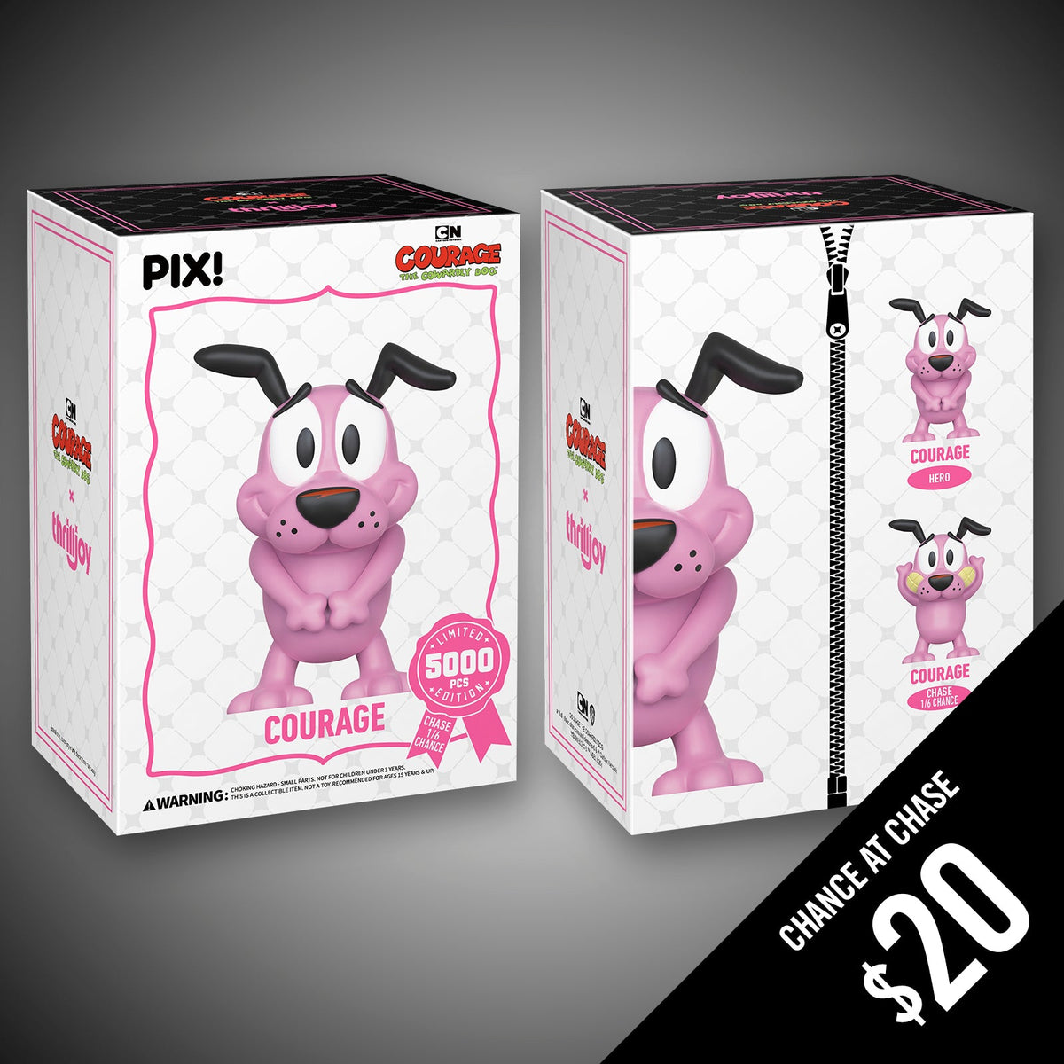 Thrilljoy PIX: Courage The Cowardly Dog: Courage (LE5000)