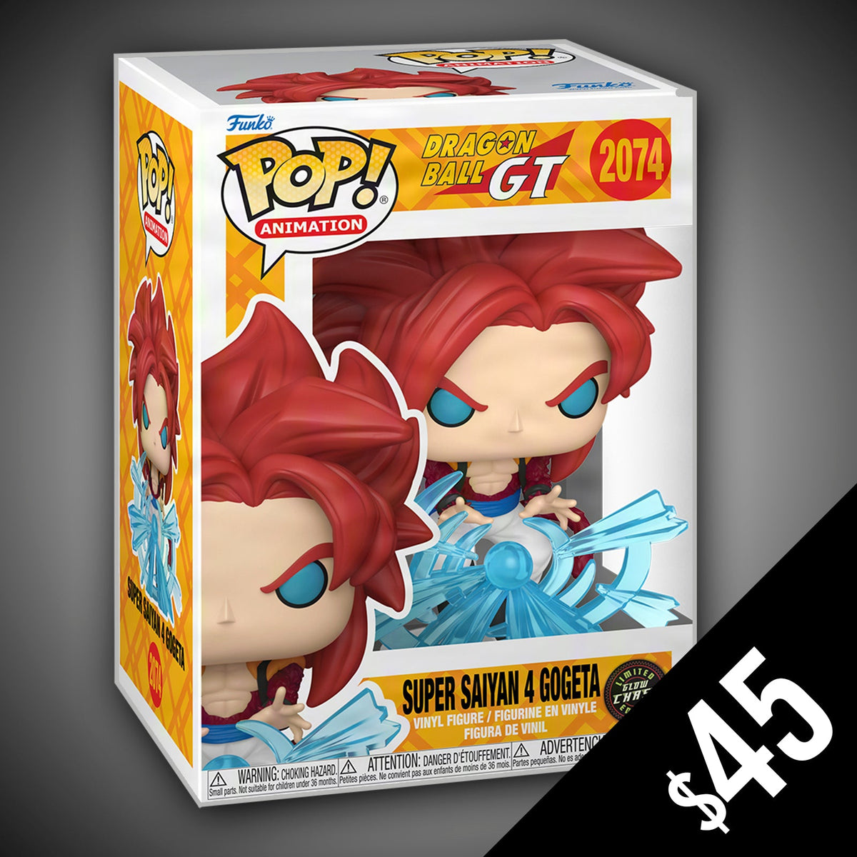 Funko Pop! DBGT S2: SS4 Gogeta #2074 (CHASE)