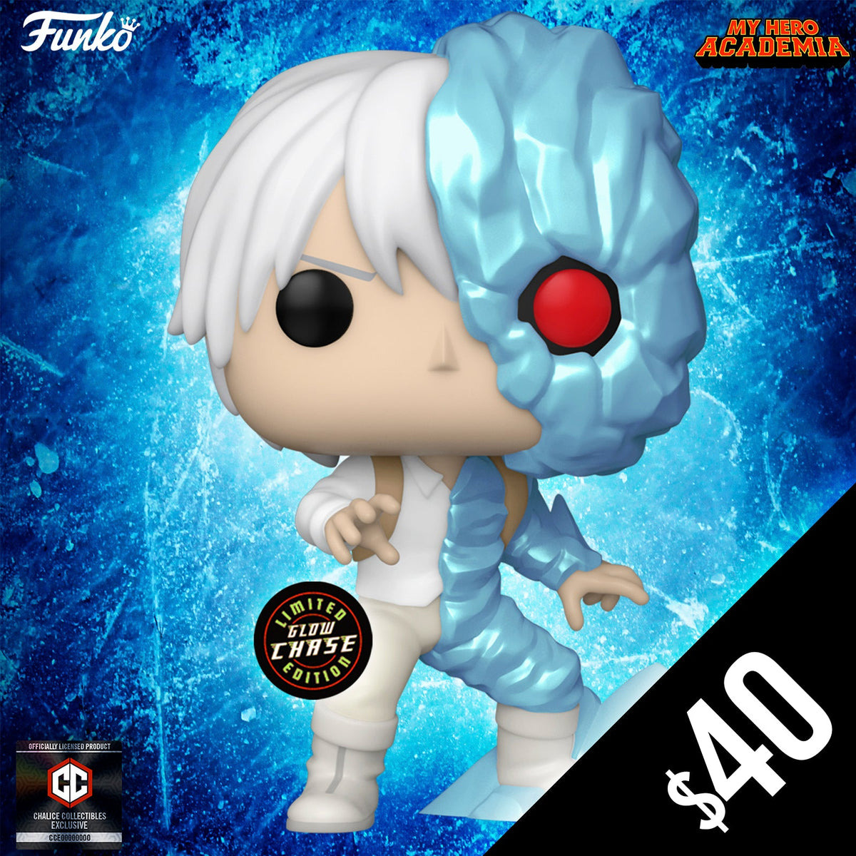 Funko Pop! Chalice Collectibles Exclusive: MHA: Shoto Todoroki #1258 (CHASE)