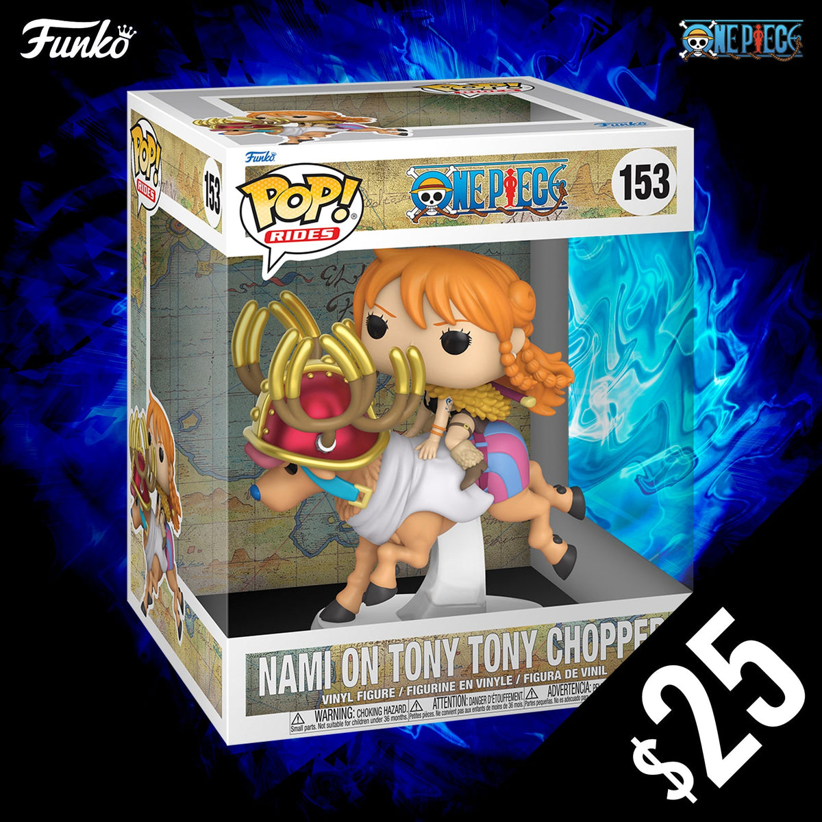 Pre-Order: One Piece S16: Nami on Tony Tony Chopper #153 (Pop Rides)