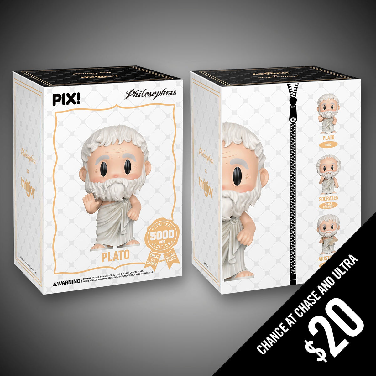 Thrilljoy PIX: Philosophers: Plato (LE5000)