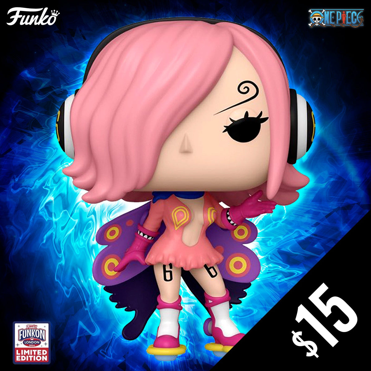 Funko Pop! Chalice Funkon London 2024 Shared Exclusive: One Piece: Reiju #1742