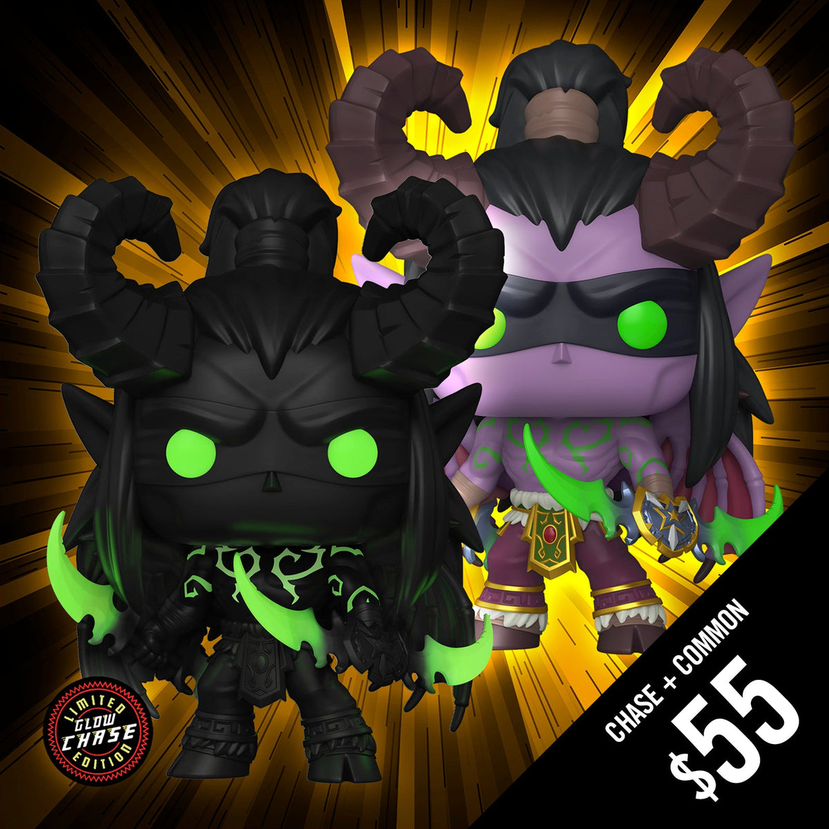 Pre-Order: Funko Pop! World of Warcraft: Illidan #1101  (Chase + Common)